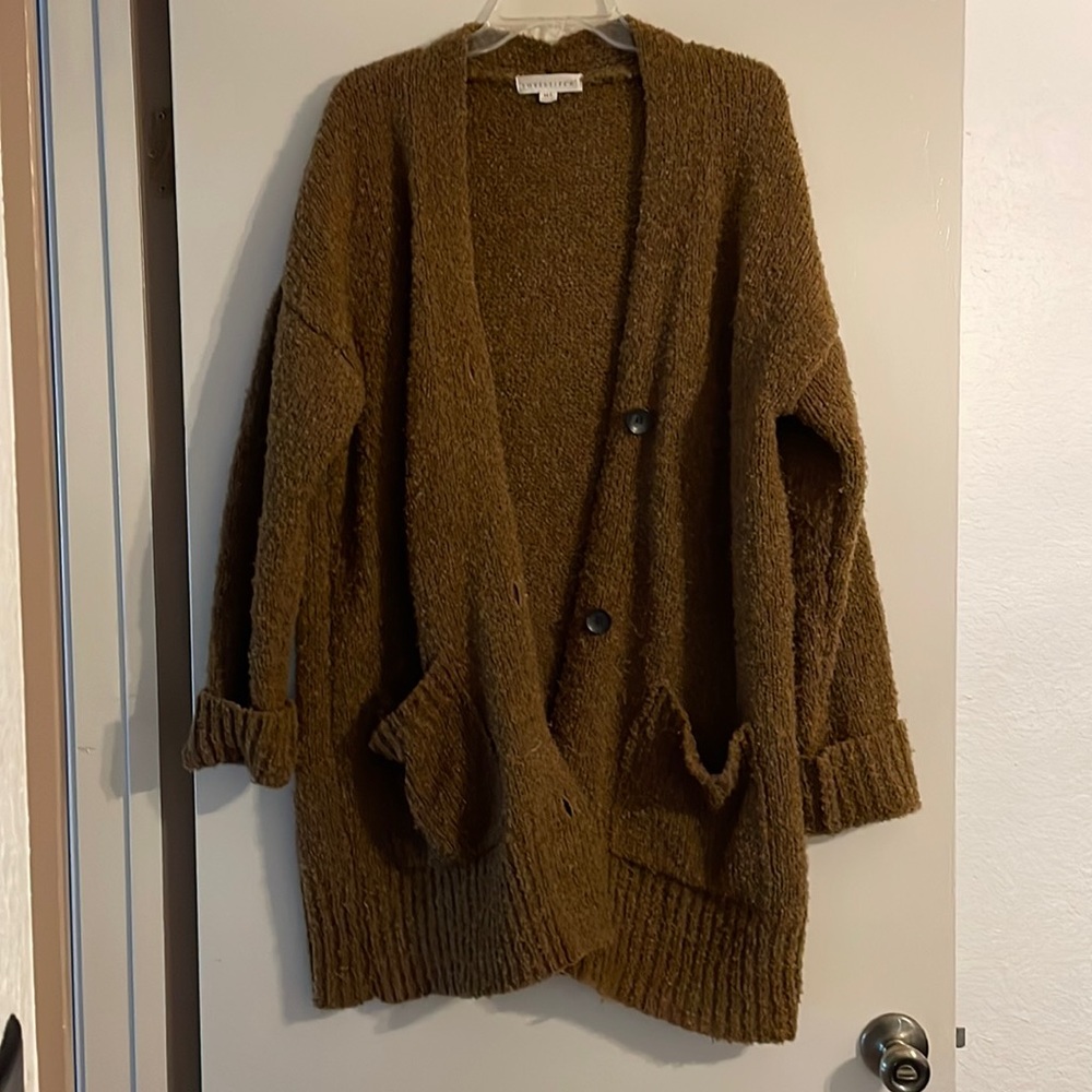 Lovestitch oversized brown sweater